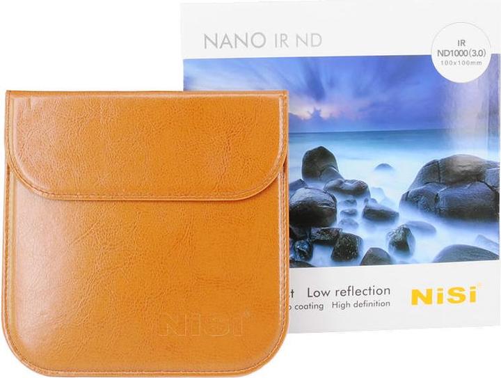 Image du produit Nisi Nano IR ND1000 (3.0) 100x100mm 10 Stop (100 mm, Filtre gris neutre, 100 mm)