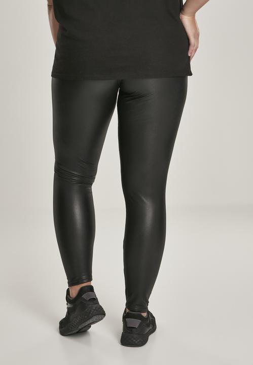 Actual product image Urban Classics Ladies Synthetic Leather High Waist Leggings (3XL)