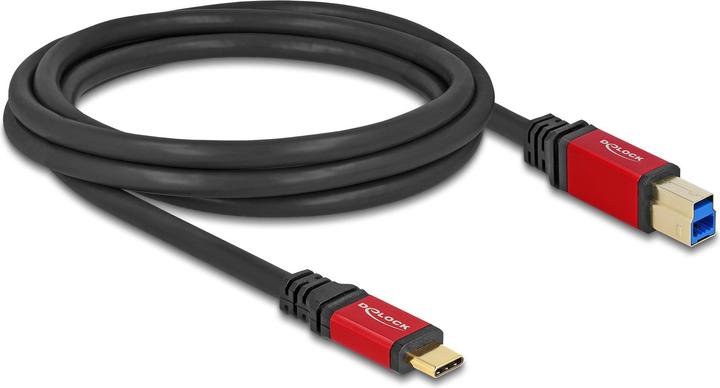 Actual product image Delock USB 5 Gbps cable USB Type-C plug to USB Type-B connector (2 m, USB 3.2 Gen 1)