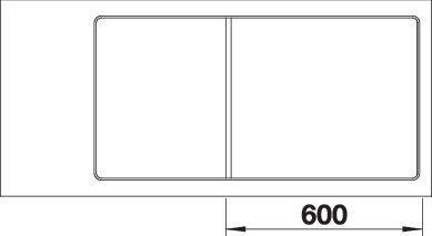 Produktbild Blanco Axia III 6 S-F (99 cm, 50 cm)