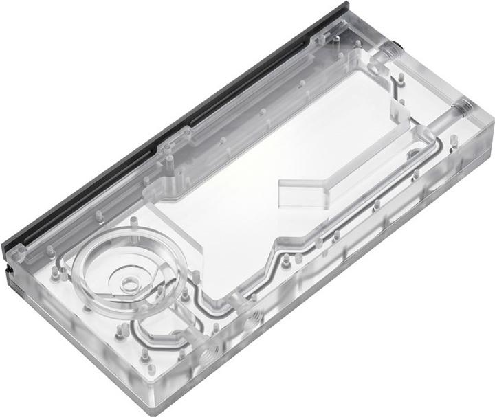 Produktbild Phanteks R260C Reservoir - transparente Acryl-Backplate, D5, DRGB-LED - Schwarz