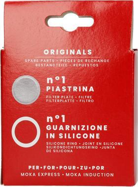 Produktbild Bialetti Dichtungsring & Filterplatte zu New Moka Induktion, 2 Tassen
