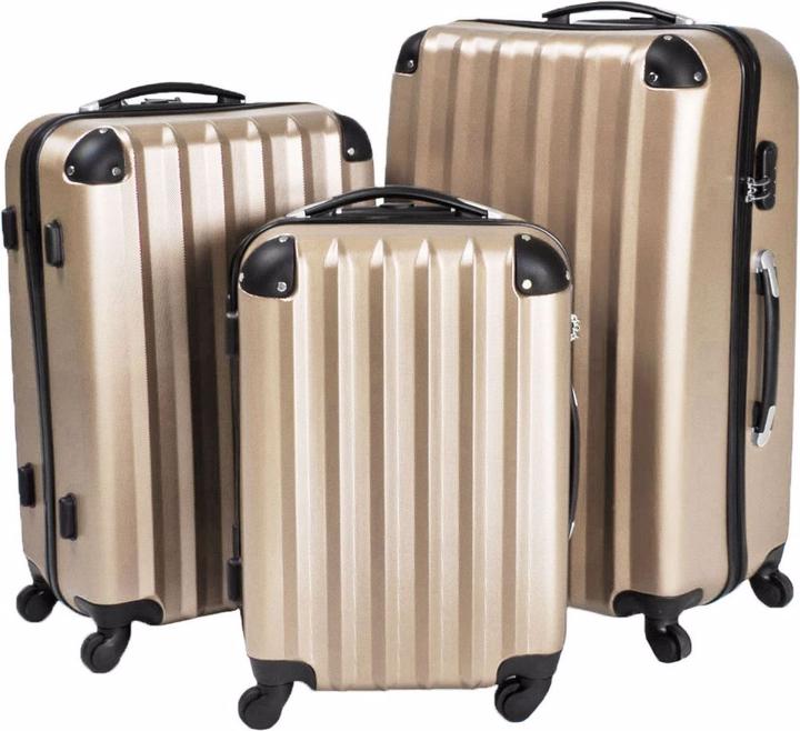 Actual product image tectake Hard case set 3 pcs. (95 l, M (50 - 90l), L (90 - 115l))