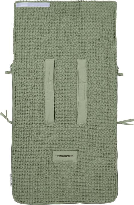 Actual product image Meyco Waffle teddy footmuff