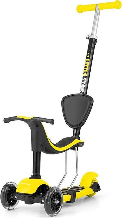 Produktbild Mally Children's scooter Milly Little Star 3-in-1 step, yellow