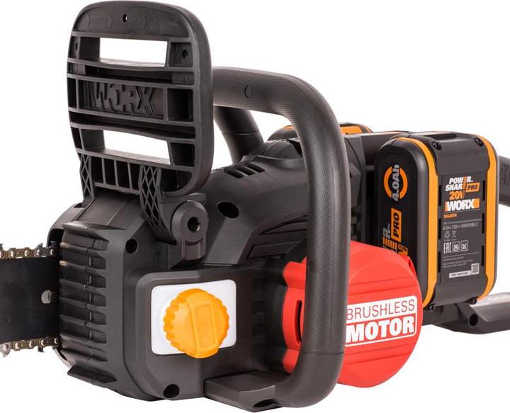 Actual product image Worx WG385E (Battery chain saw)