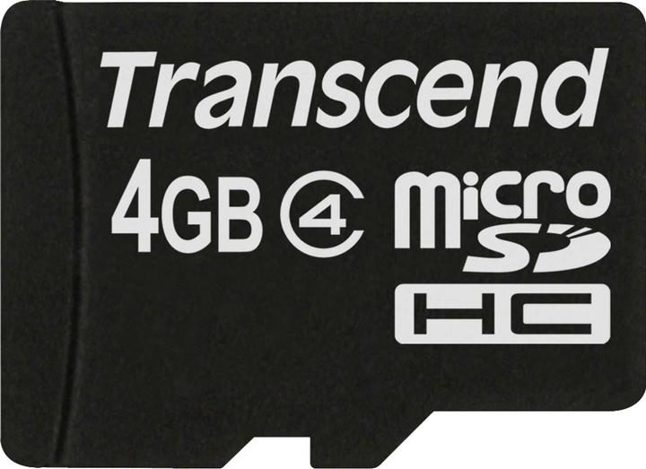 Produktbild Transcend Flash-Speicherkarte 4GB Micro SDHC, C4 (4 GB, microSDHC)