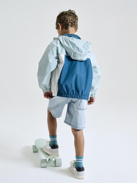 Produktbild Vertbaudet Jungen Regenjacke mit Recycling-Polyester, Colorblock (110)