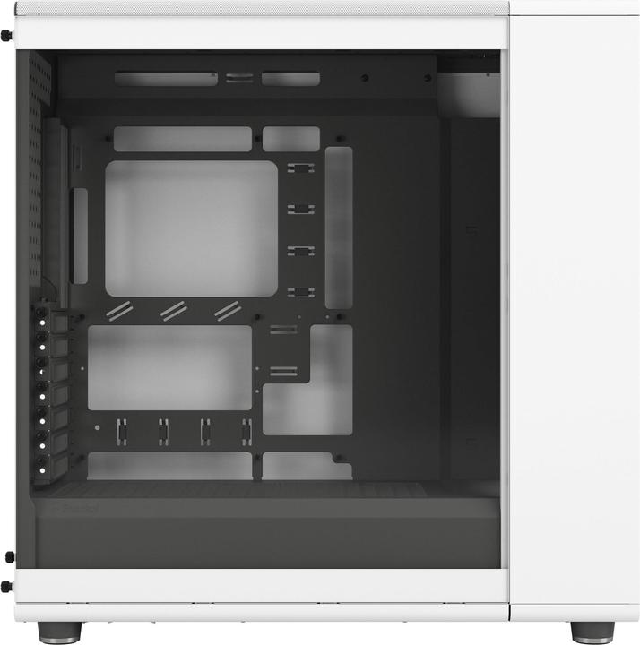 Actual product image Fractal Midi North XL RC Chalk White TG clear (ATX, Mini-ITX, mATX)