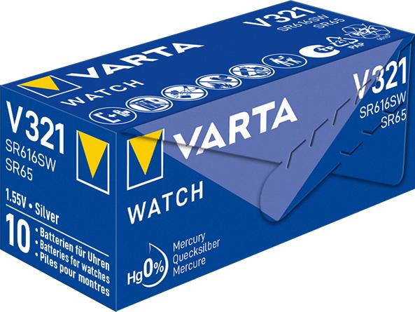 Actual product image Varta Button cell V321 (1 pcs., V321, 14.50 mAh)