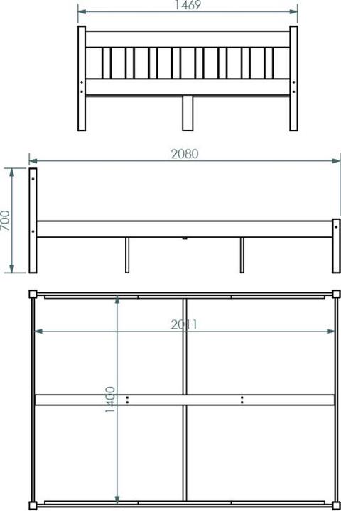 Image du produit Inter Link Vilmar (140 x 200)
