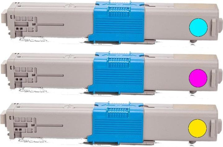 Actual product image Hermex Compatible OKI C511DN Laser Toner (M, Y, C)