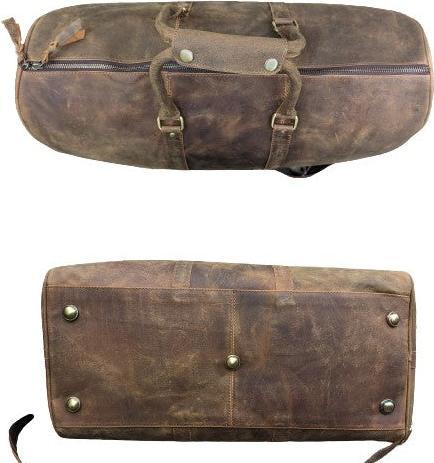 Image du produit Only-Bags.Store sac marin en cuir, weekender en cuir fait main, sac de gym, sac marin de vacances, sac de voyage