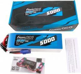 Produktbild Gens Ace LiPo G-Tech 5000mAh 22.2V 45C 6S1P battery with EC5 plug (22.20 V, 5000 mAh)