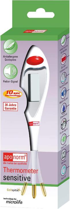 Produktbild Aponorm Stabthermometer sensitive, 1 St. Fieberthermometer