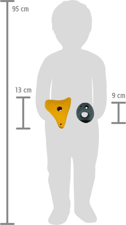 Actual product image small foot Adventure climbing stones