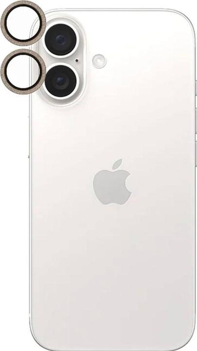 Produktbild PanzerGlass SAFE. by ® Kameraschutz Glitter Gold iPhone '24 6.1" | 6.7" (1 Stück, Apple iPhone 16 Plus)