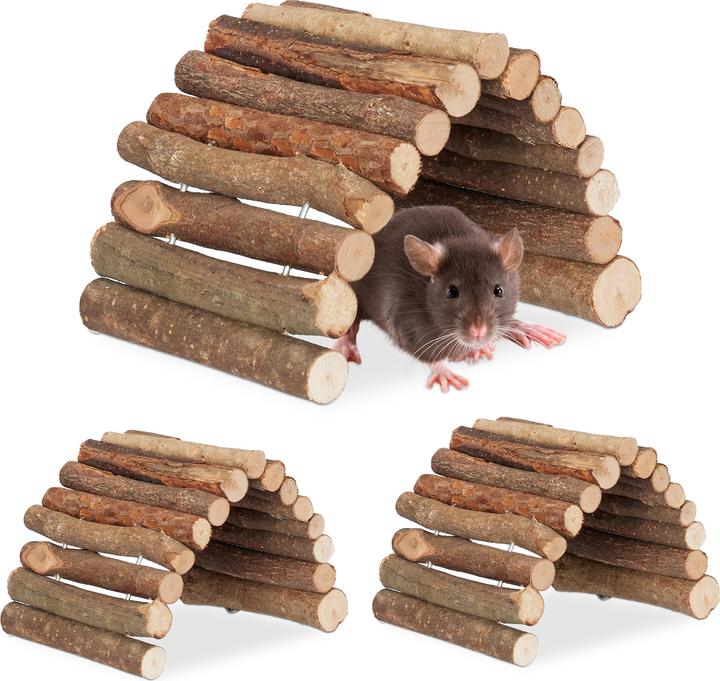 Relaxdays 3x rodent bridge