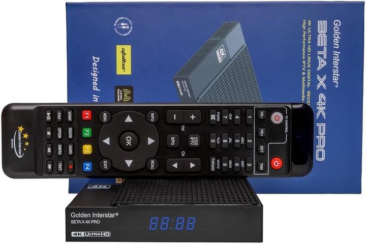 Produktbild Golden Interstar Beta X 4K Pro UHD Linux Digital Receiver (1 GB)