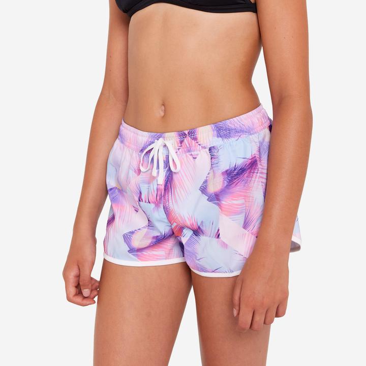 Actual product image Olaian Boardshorts Surfen Mädchen Katy 100 rosa (10, 11, 12)