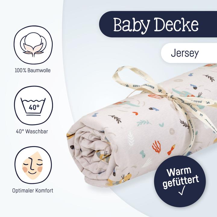 Produktbild Julius Zöllner Decke Jersey gefüttert 70/100, Little Otti