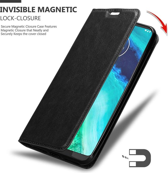 Produktbild Cadorabo Book Invisible Magnet Cover (Motorola Moto G8)