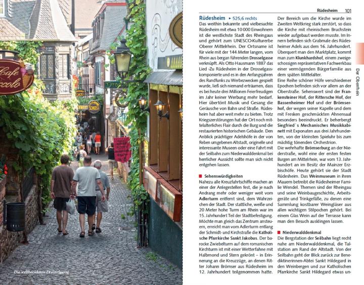 Actual product image Travel guide river cruises Rhine (German, Annette Lorenz)