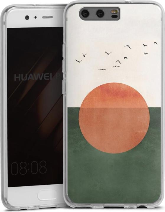 Actual product image DeinDesign Silikon Hülle für Huawei P10 Handyhülle Case Smartphone Schutzhülle Sonnenschein Sonnenuntergang (Huawei P10)