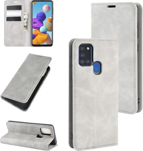 Produktbild MU Classic Classic V Leder Bookcover Series (Samsung Galaxy A21s)