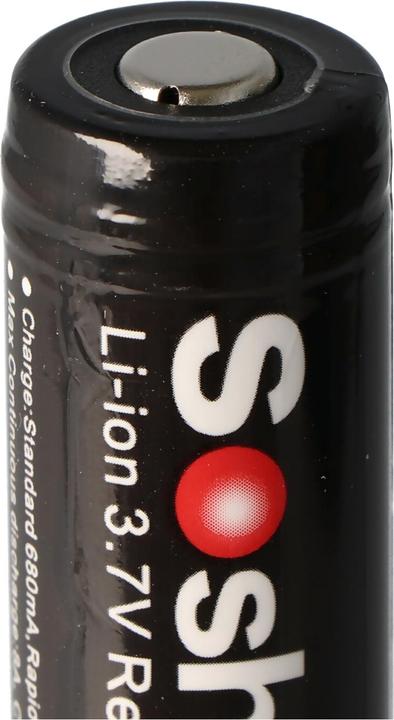Produktbild Soshine Akku 18650 68,2x18,45mm PCB geschützt Panasonic Zelle (1 Stk., 18650, 3400 mAh)