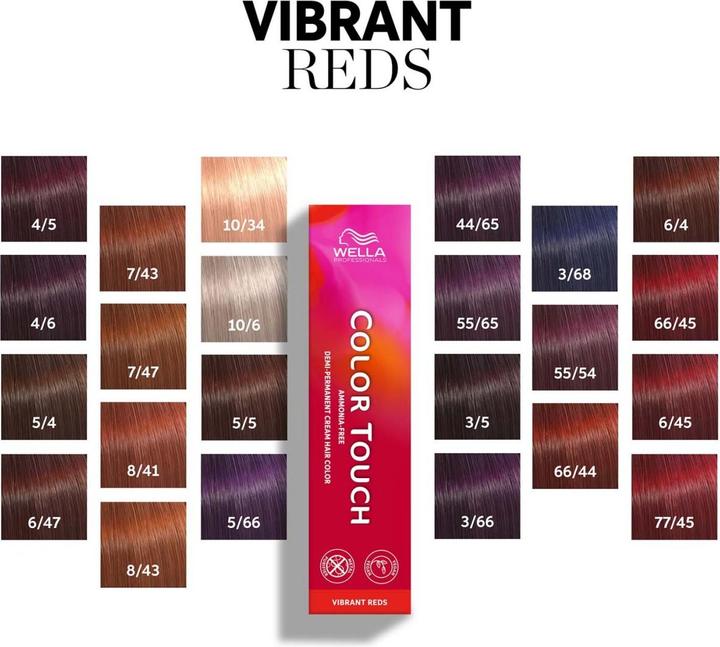 Produktbild Wella Color Touch Vibrant Reds - P5 55/65 (Violett, Rot, Braun)