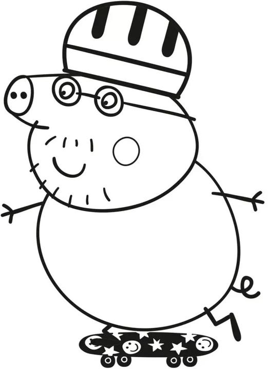 Actual product image Peppa: My great colouring block