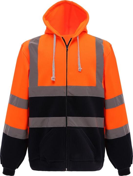 Yoko Hoodie mit durchgehendem Reissverschluss Signalkleidung Sicherheit
