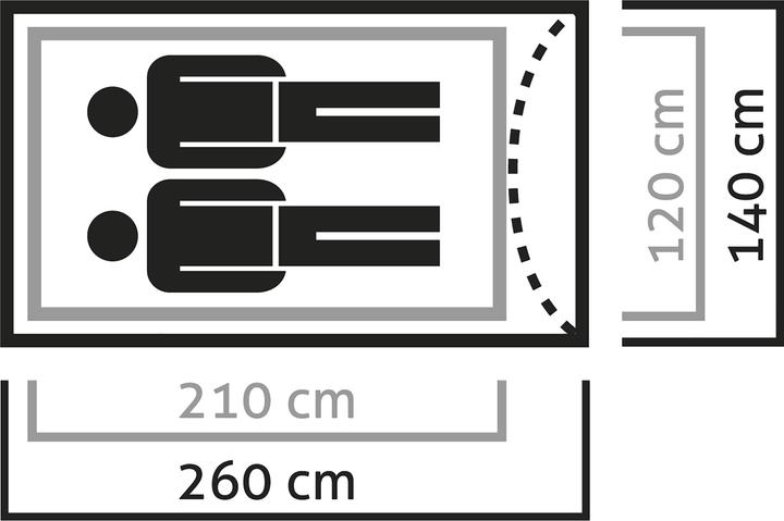 Actual product image Salewa Litetrek Pro II (Dome tent, 1.70 kg, 2 persons)