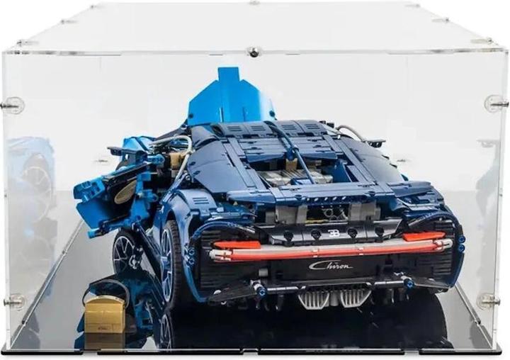 Image du produit iDisplayit Présentoir en acrylique XL pour LEGO® 42083 Bugatti Chiron (avec base noire)