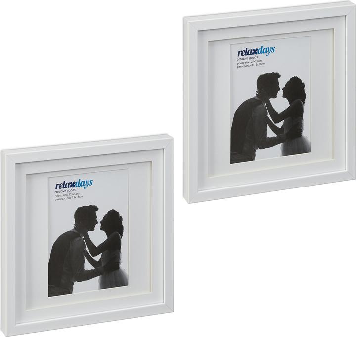Productafbeelding Relaxdays 2x fotolijst (25 x 25 cm)