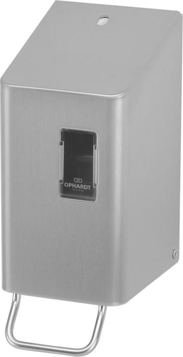 Ophardt Distributore di sapone manuale in acciaio inox 250ml