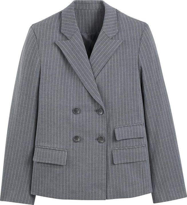 La Redoute Collections Taillierter Blazer mit Nadelstreifen