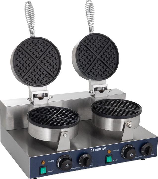 Image du produit Gastro Hero Gaufrier rond, double