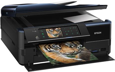 Actual product image Epson Stylus PX830FWD, all-in-one, touchscreen, WLAN, fax (Ink, Colour)