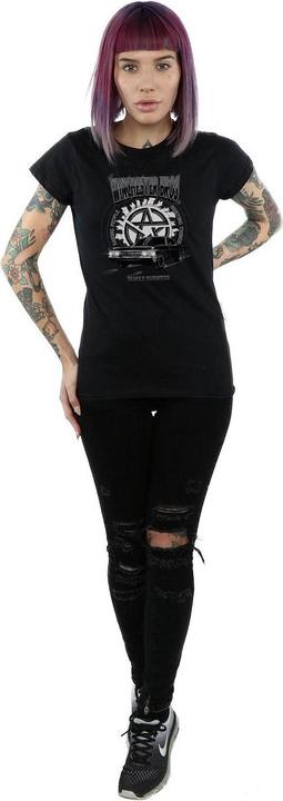 Actual product image Supernatural Womens/Ladies Winchester Bros Cotton T-Shirt (S)