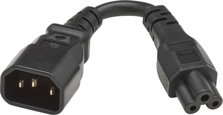 Actual product image Eaton POWER CABLE C14 TO C5 H05VV-F (0.15 m, C5, C14)