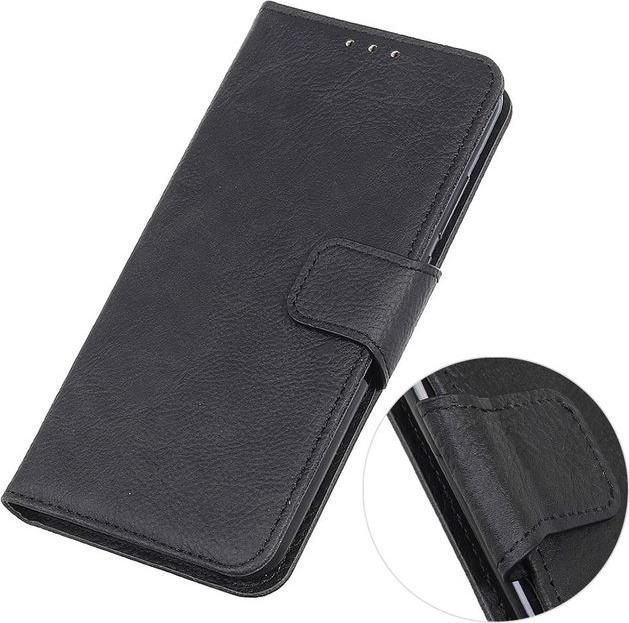 Actual product image MU Classic Litchi Leather Bookcover Series (Motorola Moto G 5G)