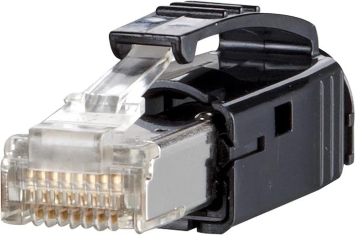 Produktbild Metz Connect 1401505012-E Rj-45 Schwarz Drahtverbinder (CAT6a, 0.09 m)