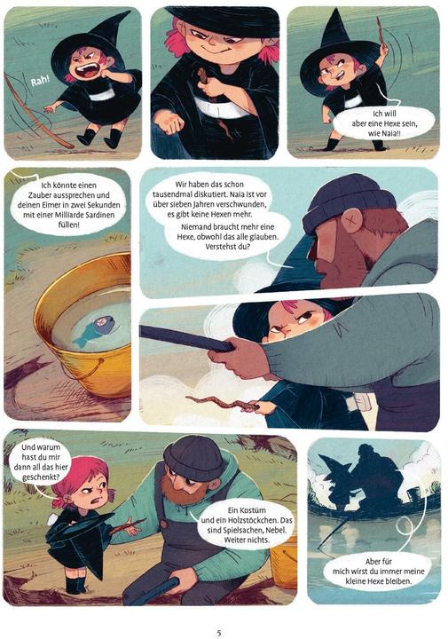 Produktbild Kleine Hexe Nebel 1: Das Erwachen des Drachen (Deutsch, Jérôme Pélissier, Carine Hinder, 2024)