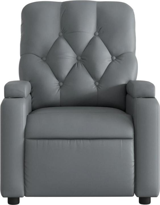 Produktbild VidaXL Massagesessel Grau Kunstleder,Farbe: Grau,Material