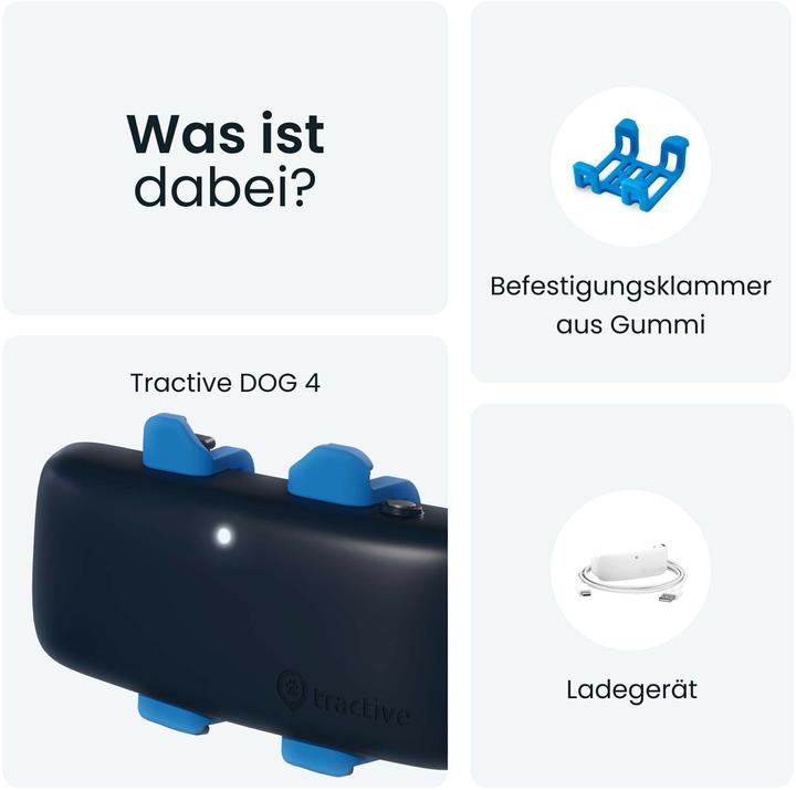 Productafbeelding Tractive Dog 4 GPS Tracker voor honden (Kat, Hond, Loop)