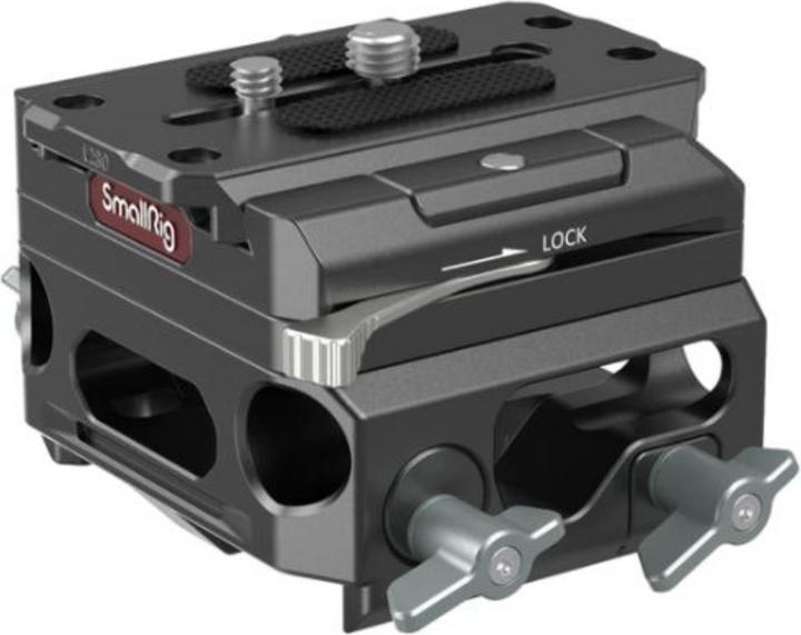 Produktbild SmallRig Lightweight Baseplate with Dual 15mm Rod Clamp (Diverses Video Zubehör)