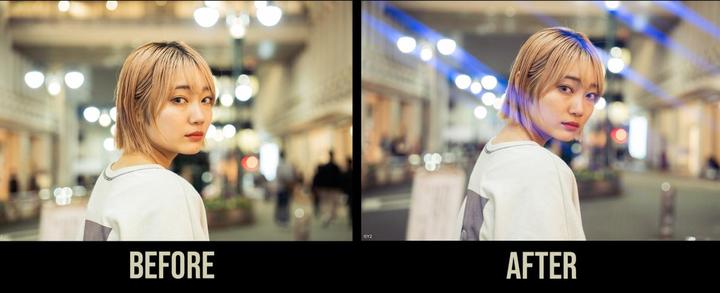 Actual product image Kenko 82.0 ANAMORFLARE Blue Lens Flare Filter (82 mm, Effect filter, 82 mm)