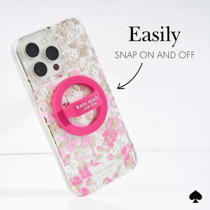 Immagine prodotto Kate Spade Magnetischer Schlaufengriff – MagSafe Fingergriff (Pom Pom Pink)